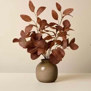 Hearth & Hand 15.5" Faux Rusted Silver Dollar Eucalyptus Fall Arrangement
